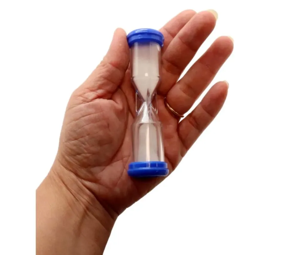 Sablier 90 secondes 1min30s - BLEU - 10.3 cm MM