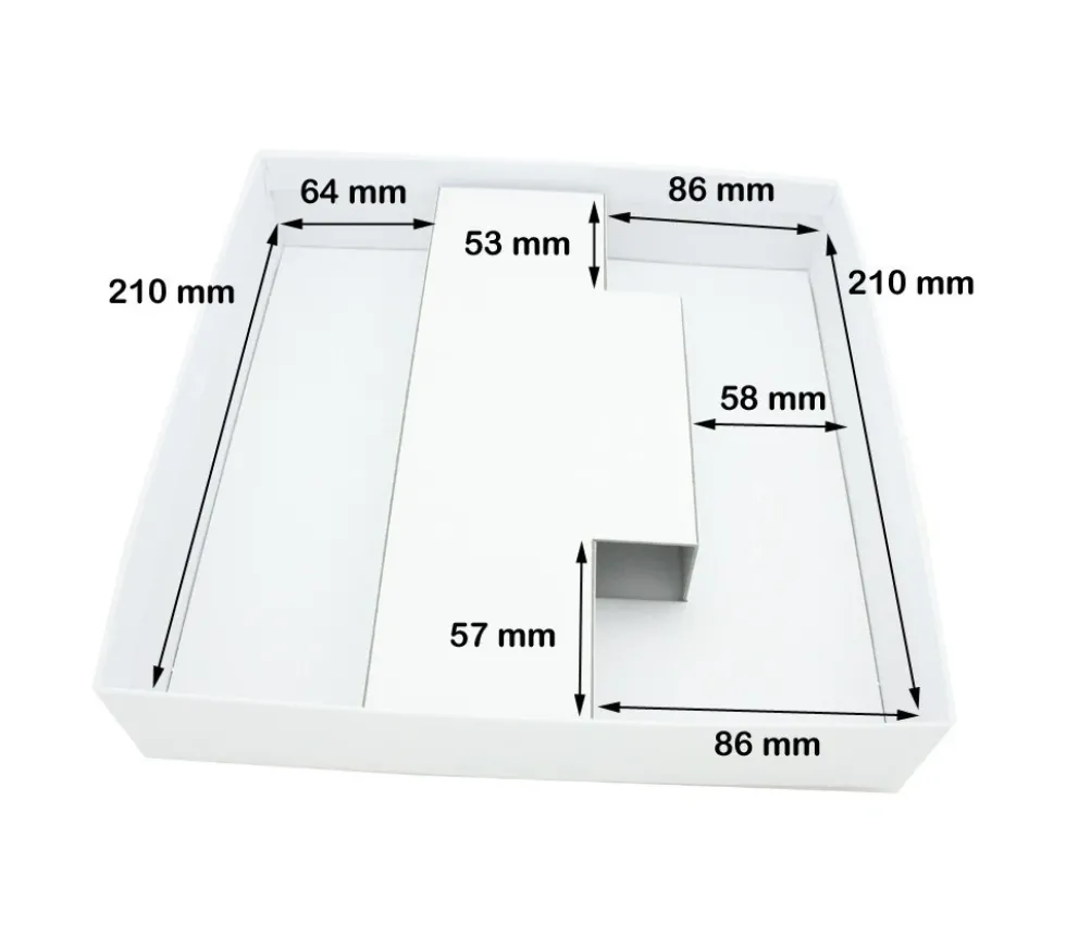 Sabot calage intérieur carton blanc pour boite C1