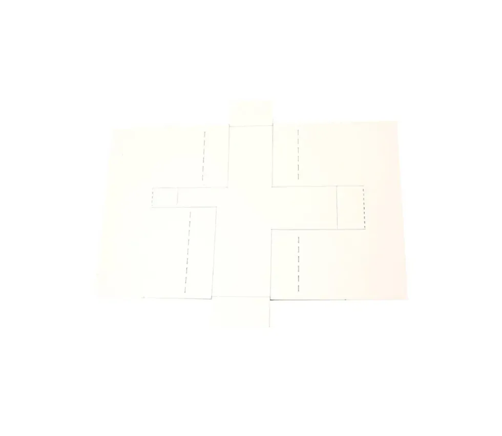 Sabot cale carton blanc intérieur pour boite R1