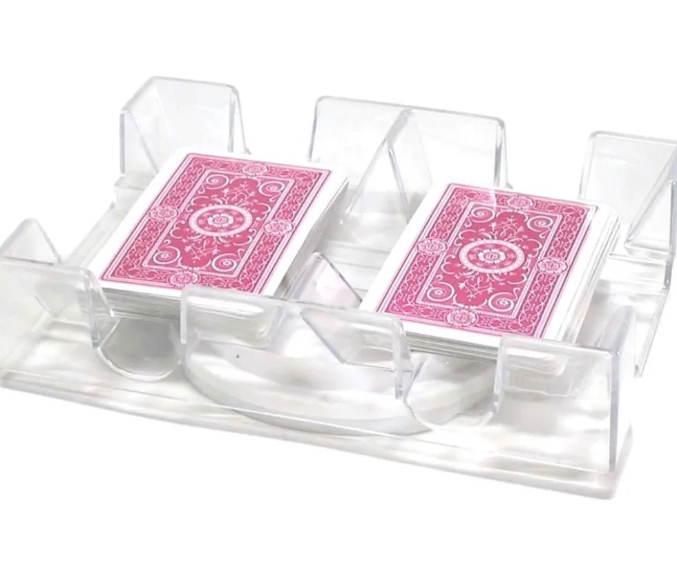Sabot pour jeux de carte tournant distributeur