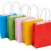 25 Sacs colorés en papier avec anse à garnir