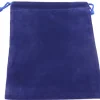 Sac suedine 125 x 175 mm modèle 2 bleu