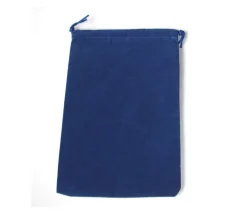 Sac suedine 125 x 175 mm modèle 2 bleu