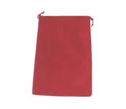 Sac suedine 125 x 175 mm rouge bordeaux