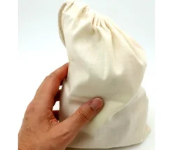 Sac tissu coton pour pions de jeux 28 x 18 cm