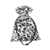 Sac velours effet vache 17 x 12 cm tacheté noir