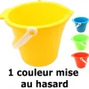 Seau plastique 2 litres gradué avec anse et bec verseur