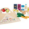 Set aliments végétariens en bois fresh jouets