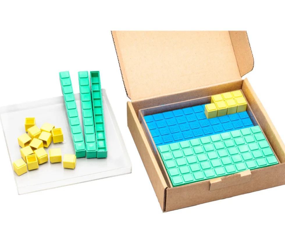 Set Base 10 - plaque centaine encastrable avec dizaines et unités