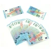 Set 100 billets de 20 euros factices pour jeux