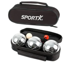 Set 3 boules de pétanque avec housse de transport