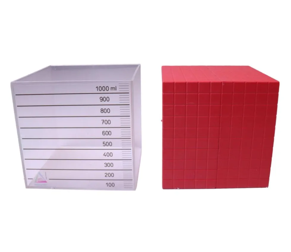 Set complet Base 10 - 132 pièces encastrables centaines, dizaines et unités replastic
