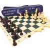 Set Jeu Echec 5 compétition : 34 pions lestés + échiquier 50 cm + sac