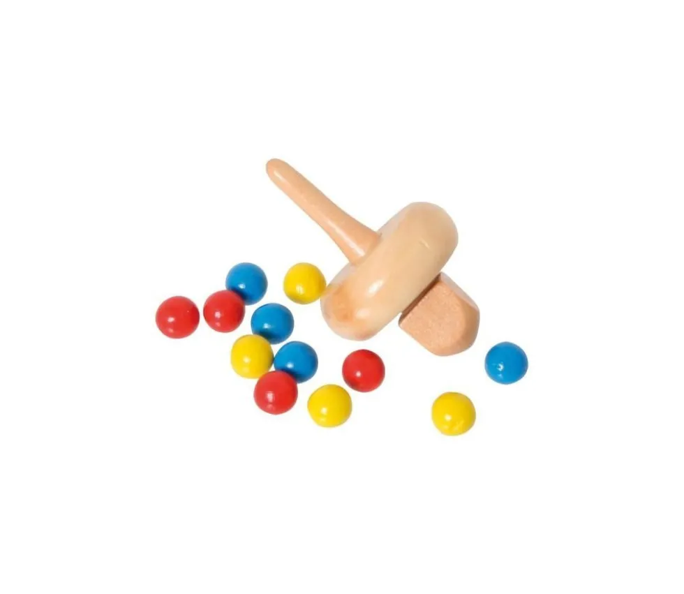 Set toupie + 8 billes pour jeu de super roulette