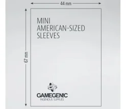 50 sleeves pour cartes 42 x 65 mm mini américain pochette sleeves