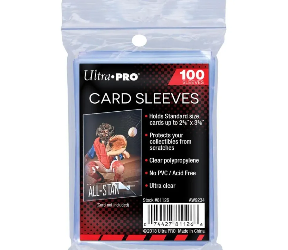 100 sleeves pour cartes 66 x 92 mm pochettes sleeves transparentes