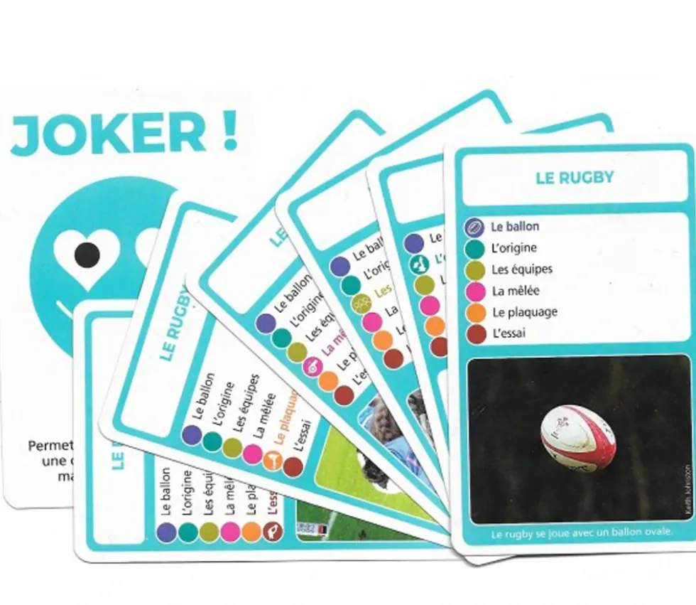SoCartes Jeu de cartes éducatif façon 7 familles