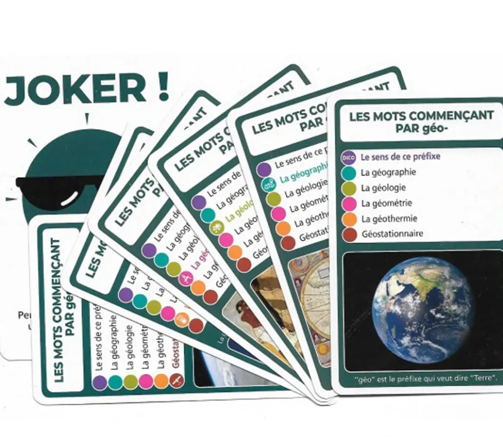 SoCartes Jeu de cartes éducatif façon 7 familles