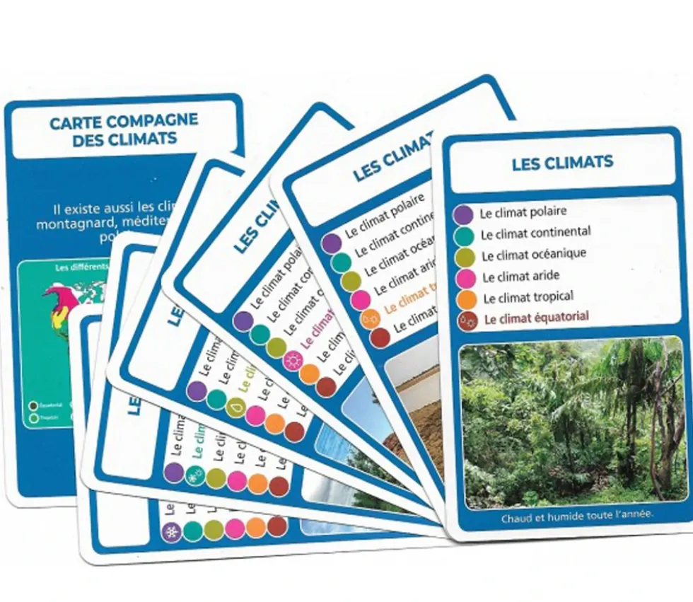SoCartes Jeu de cartes éducatif façon 7 familles