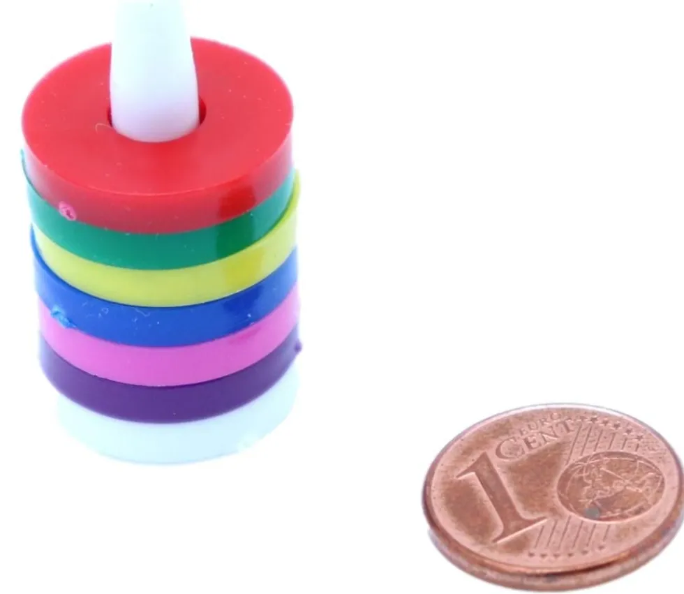 Socle tige 31 x 17 mm pion de jeu à l'unité