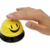 Sonnette de jeu en métal jaune sourire