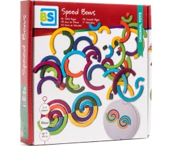 Speed bows - Arcs en bois multicolores pour constructions