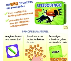 Speedodingo CP CE2 - jeu lettres et orthographe