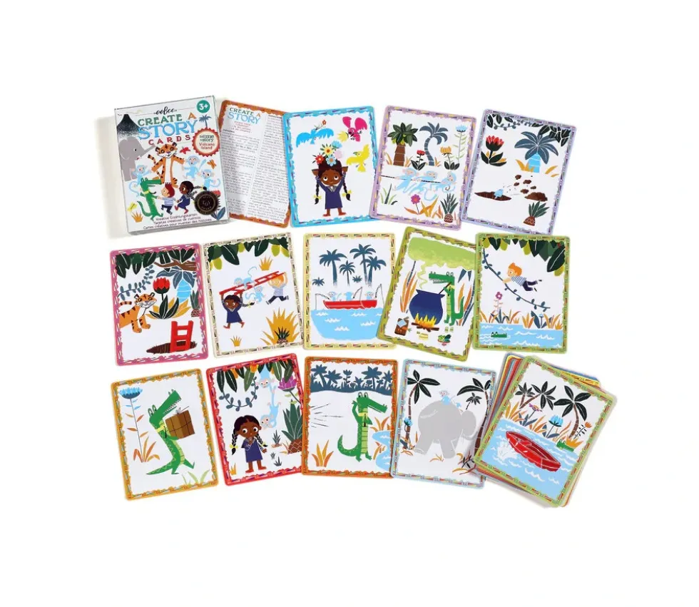 Story Cards - Ile volcanique - Jeu de 36 cartes
