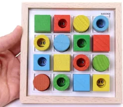 Sudokix en bois - jeu casse tête évolutif