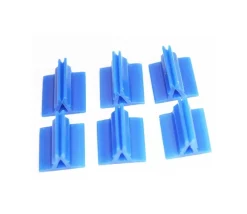 Support pion Bleu avec pince 17x19x10 mm - Bioplastique