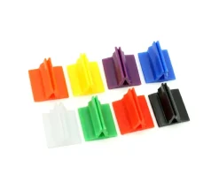 Support pion jaune avec pince 17x19x10 mm - Bioplastique