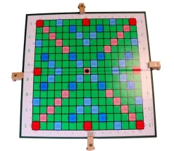 Support tournant en bois de 40 cm pour plateau de jeu 35.5 cm