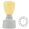 Tampon horloge apprentissage de l'heure + 1 encreur
