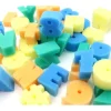26 tampons lettres alphabet en éponge 4/5 cm