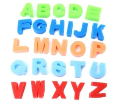 26 tampons lettres alphabet en éponge 4/5 cm