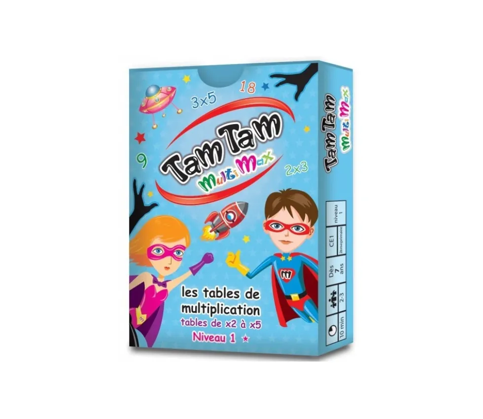 Tamtam Multimax 1 jeux tables de Multiplication niveau 1