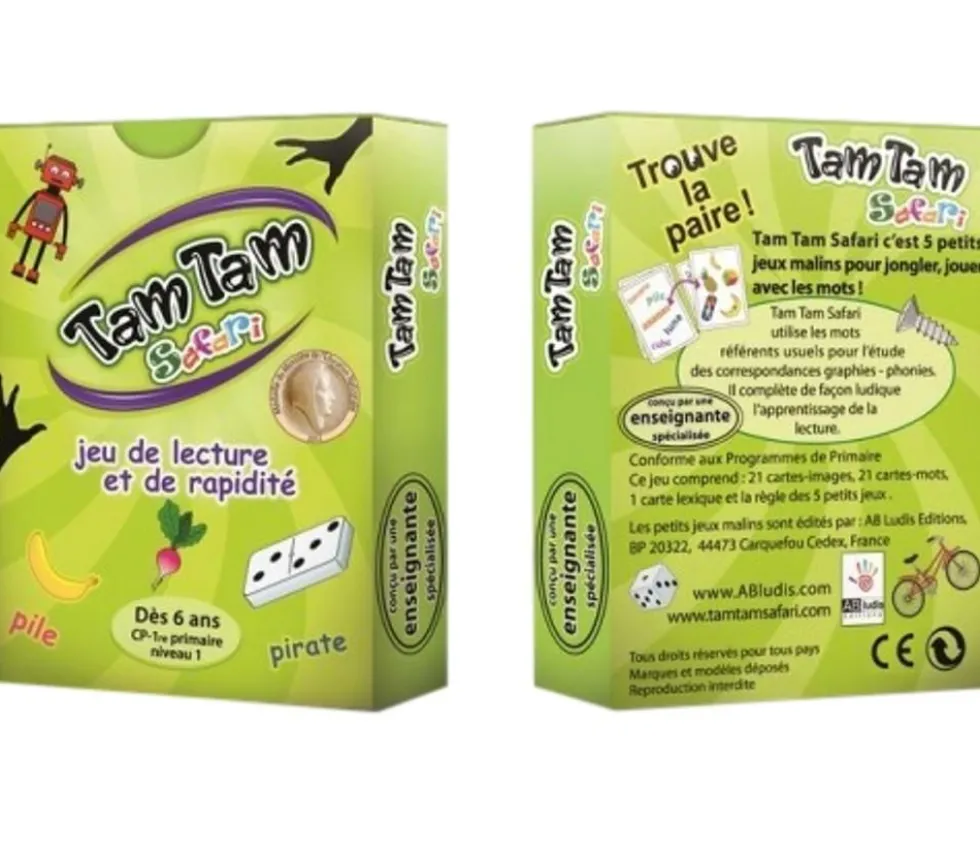 Tamtam Safari CP niveau 1 jeu de lecture