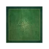 Tapis Bridge 78 x 78 cm Rose des Vents vert