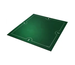 Tapis Bridge 78 x 78 cm vert nord sud est ouest