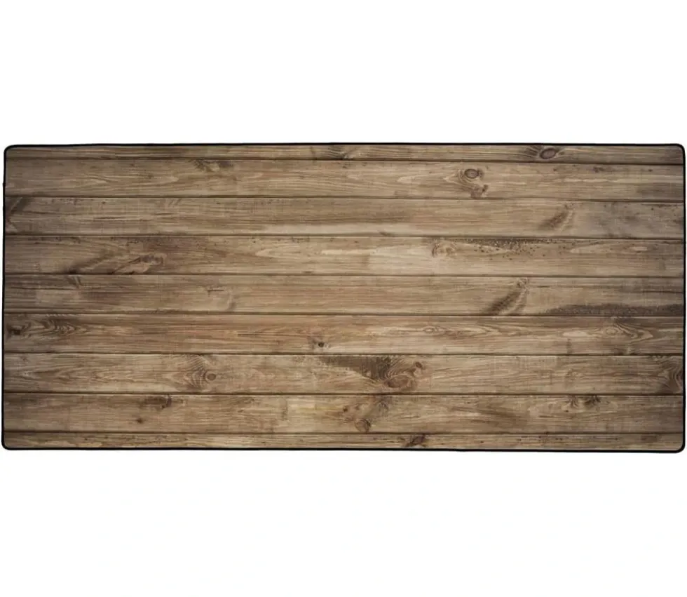 Tapis de Bureau 90 x 40 cm décor bois wood sous-main