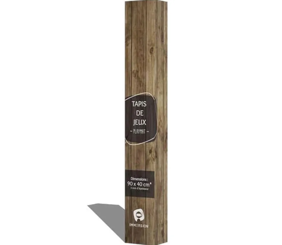 Tapis de Bureau 90 x 40 cm décor bois wood sous-main