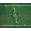 Tapis de cartes Belote Valet 40 x 60 cm Vert