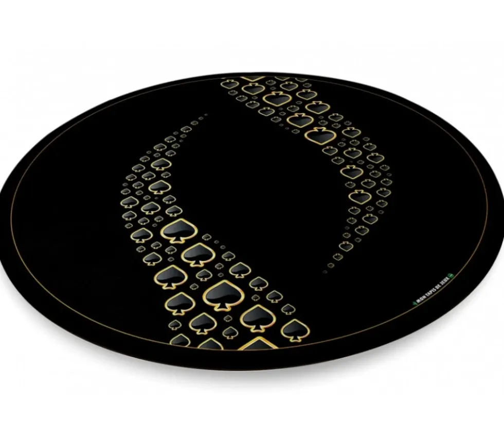 Tapis de cartes rond 100 cm Pique Forest