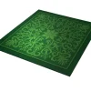 Tapis de cartes Vert Arabesques 70 x 70 cm