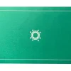 Tapis de cartes vert 40 x 60 cm feutrine dos latex