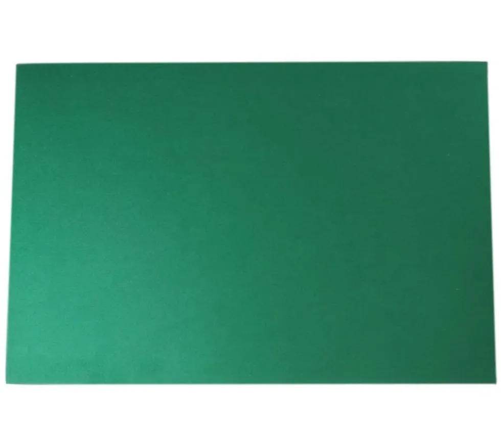 Tapis de cartes vert 40 x 60 cm feutrine dos latex
