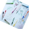 Tapis de jeu à personnaliser 55 x 55 cm avec feutres à encre lavable 55 x 55 cm