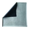 Tapis de jeu recto-verso battlemap noir/gris hexagone effaçable plateau 66 x 60 cm