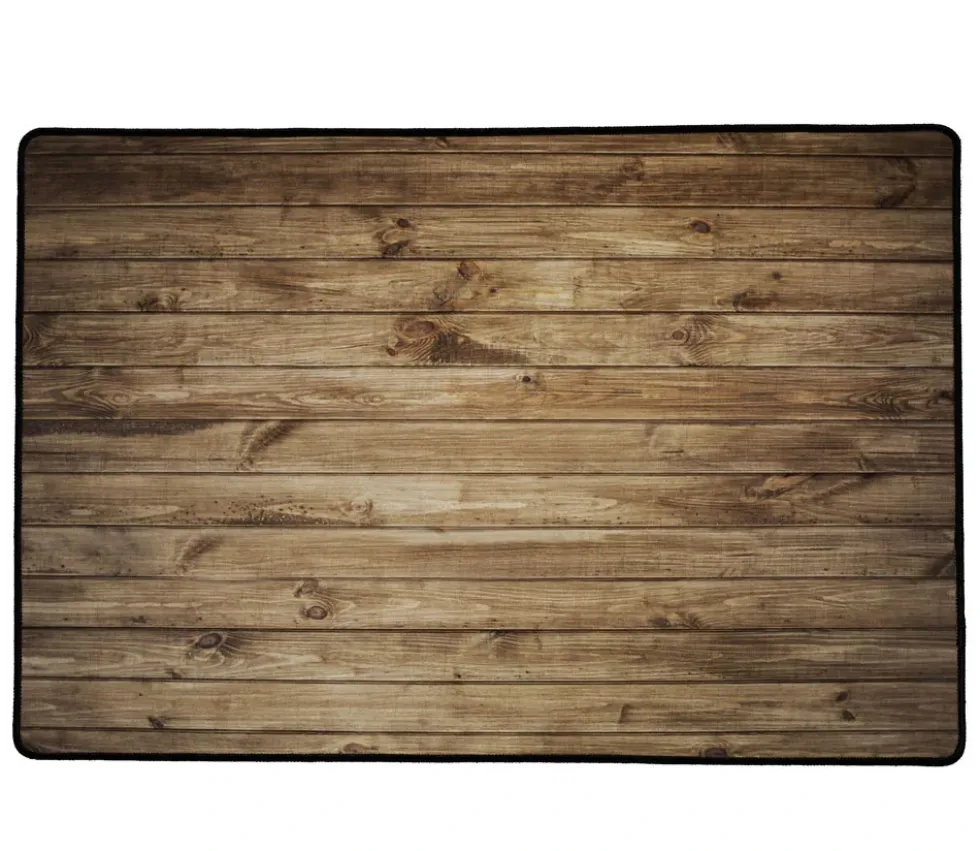 Tapis de jeux 60 x 40 cm décor bois wood
