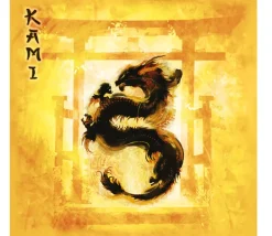 Tapis de jeux 60 x 60 cm Dragon jaune Kami 3
